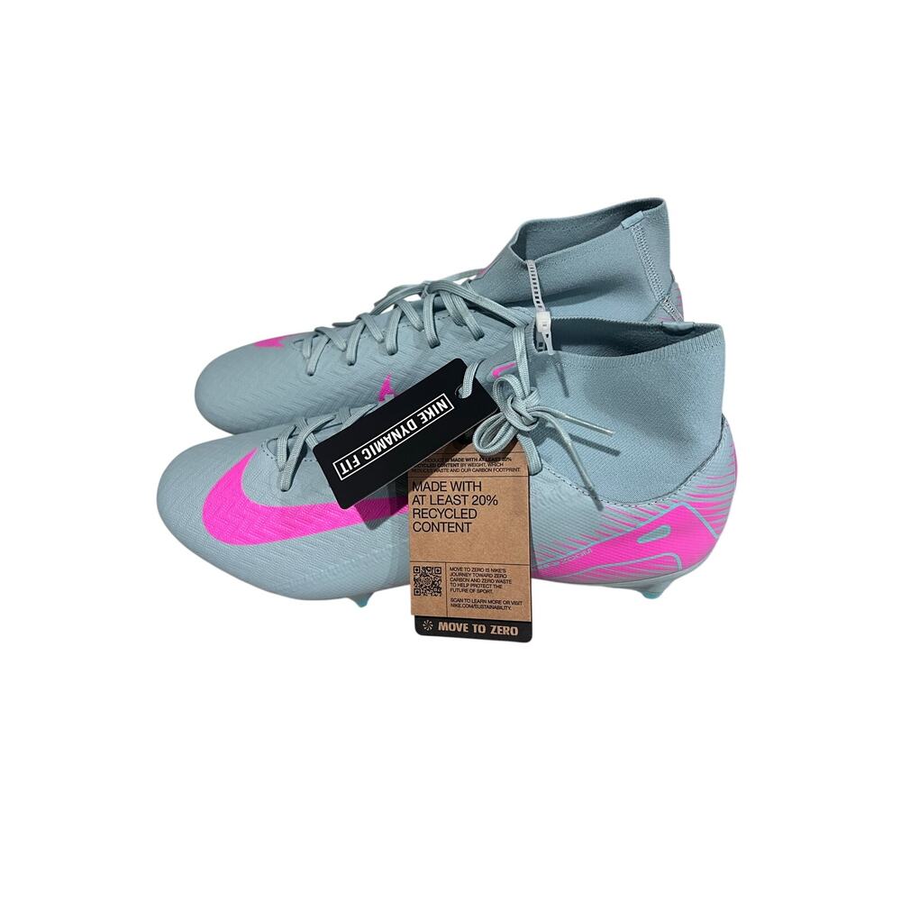 Nike Mercurial Superfly 10 Academy FG Soccer Cleats Prism Pink Mens 10.5 NWT